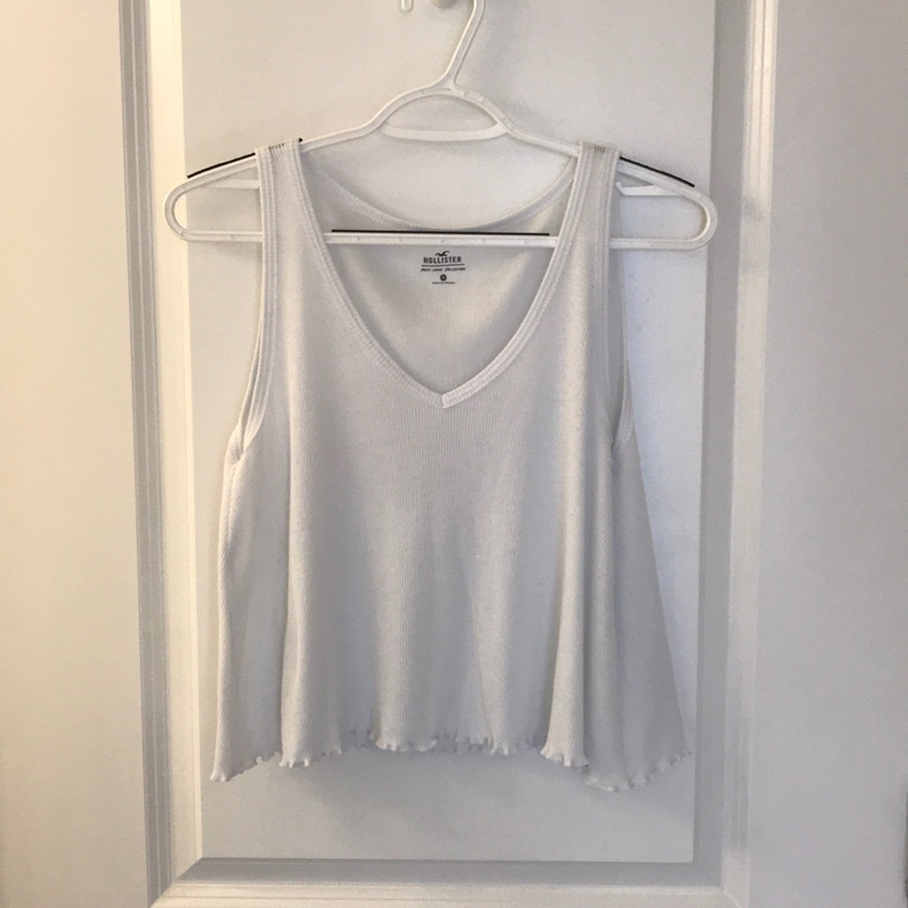 White crop top